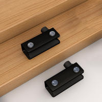 Juego De Bisagras De Puerta De Vidrio En Acero Inoxidable Resistente Al Rusticidad Para Perilla De Rotación En Esquina - details 1