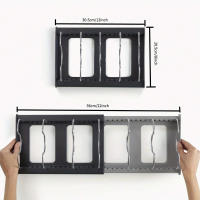 Organizador De Cajón Cocina Expansible Rack Para Sartenes Y Ollas Espacioso Y Ahorrador De Espacio En Armarios De Cocina Material PP Multicolor - details 0