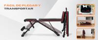 Banco de musculación Plegable Mobiclinic FlexFit Máx. 200kg Asiento y respaldo regulable Multifunción Banco de pesas Entrena Cuerpo en casa completo Resistente y estable Gym Fitness Banco abdominal - details 3