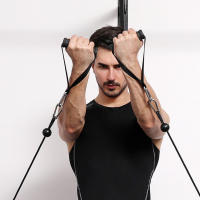 Anclaje De Entrenamiento Para Biceps Y Triceps Con Cadena De Enlace Para Músculo Trasero Y Pecho Accesorio De Gimnasio Para Ejercicios De Fortalecimiento - details 4