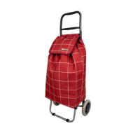 El diseño de celosía de dos ruedas del carrito de supermercado mide aproximadamente 40 L y aproximadamente 95 * 35 * 38 CM. - details 4
