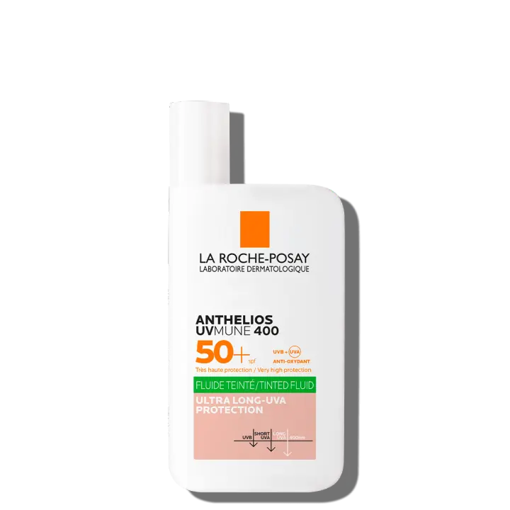 Anthelios UVMUNE 400 Oil Control Fluido con Color Sin Perfume SPF50+ 50 ml - 1