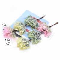 6 Piezas De Coral Plástico Decorativo Florero Navidad Decoraciones Flores Coronas Casa Scrapbooking Plantas Artificiales - details 12