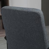 Vinsetto Silla de Oficina Silla de Escritorio Giratorio con Altura Ajustable y Reposabrazos Estilo Moderno Carga 120 kg para Estudio 59x63x96-105,5 cm Gris Oscuro - details 5