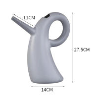 Cubeta De Riego Multifuncional Con Rojellador Y Mango Curvado Herramienta De Jardinería Con Boquilla Larga Para El Hogar - details 3