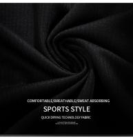Camiseta Deportiva Para Hombres Verano Delgada Absorbente De Sudor Media Manga Rápida De Secado Seda De Hielo Camiseta Corta Para Correr Y Fitness - details 2