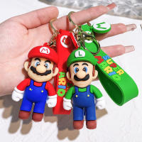 Llavero Super Mario Bros De Anime Figura Toad Yoshi Decoración Para Coche Accesorios Para Mochila Juguete Para Niños Regalos De Navidad - details 1