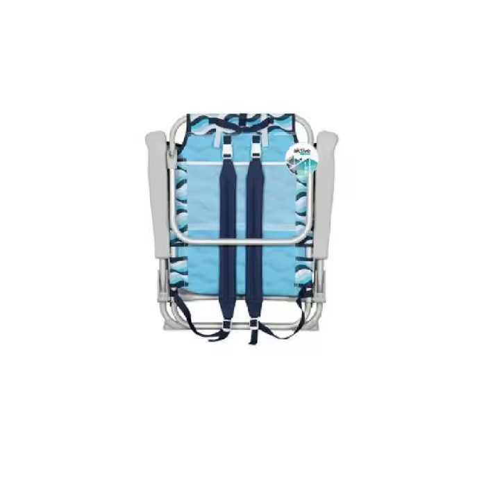 Silla Mochila De Playa Plegable Aluminio Xl 5 Posiciones 64X63X28/82 Cm (Color Baby 62417) - 1
