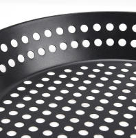 Cesta De Asado BBQ Con Asa Plegable Y Perforada Redonda Para Camping Picnic BBQ Al Aire Libre Y Hornear - details 3