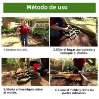 Molde De Piedra En Cuadrícula De 9/7 Para Paving Pavement DIY Molde De Hormigón Para Camino De Piedra De Jardín Y Césped - details 4