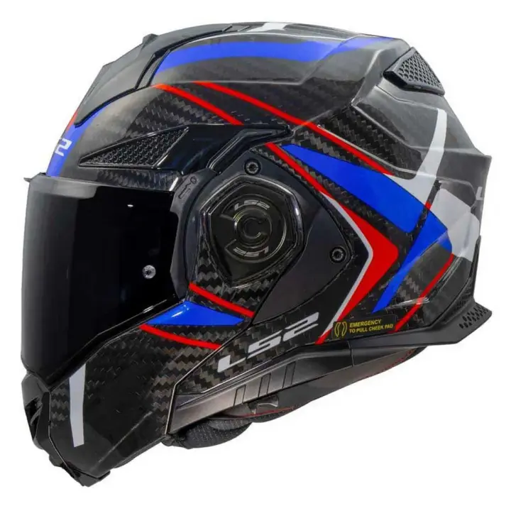 Ls2 Casco Modular Ff901 Advant X Carbon Future Ii - 1