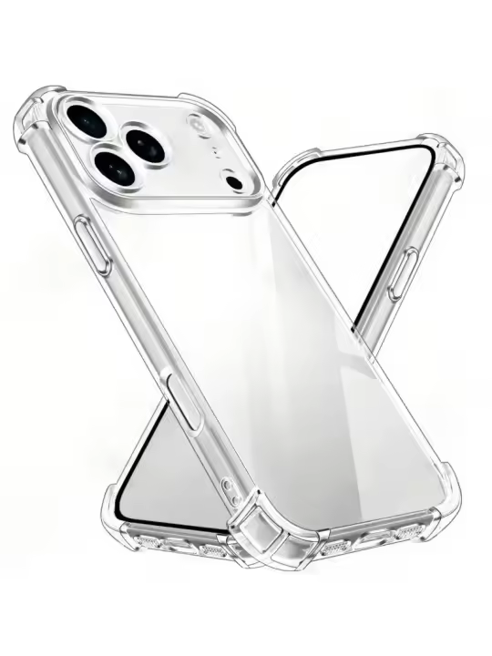 Funda De Silicona TPU Suave Para iPhone 17 17Pro Max 17Air 16 plus 16E 15 ProMax 14 Protección Antichoque Con Bumper - 1