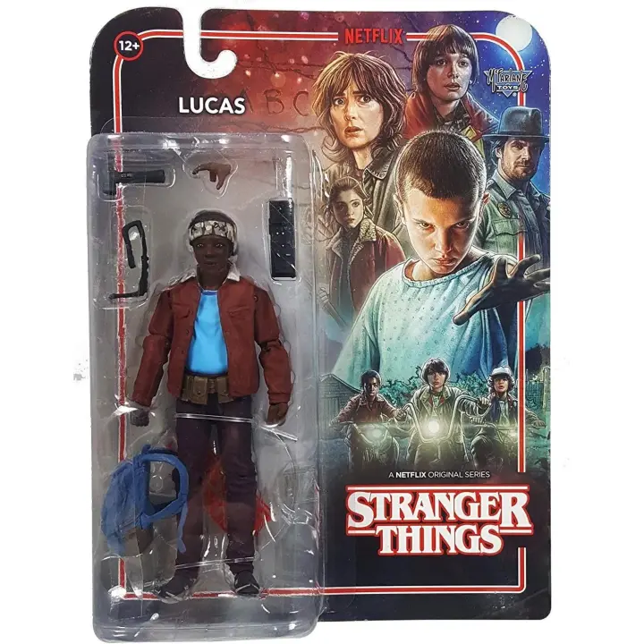 STRANGER THINGS -13019 - Figura Lucas - Juguete Original - Coleccionable - Idea de Regalo - Edad recomendada mayores de 14 años - 1