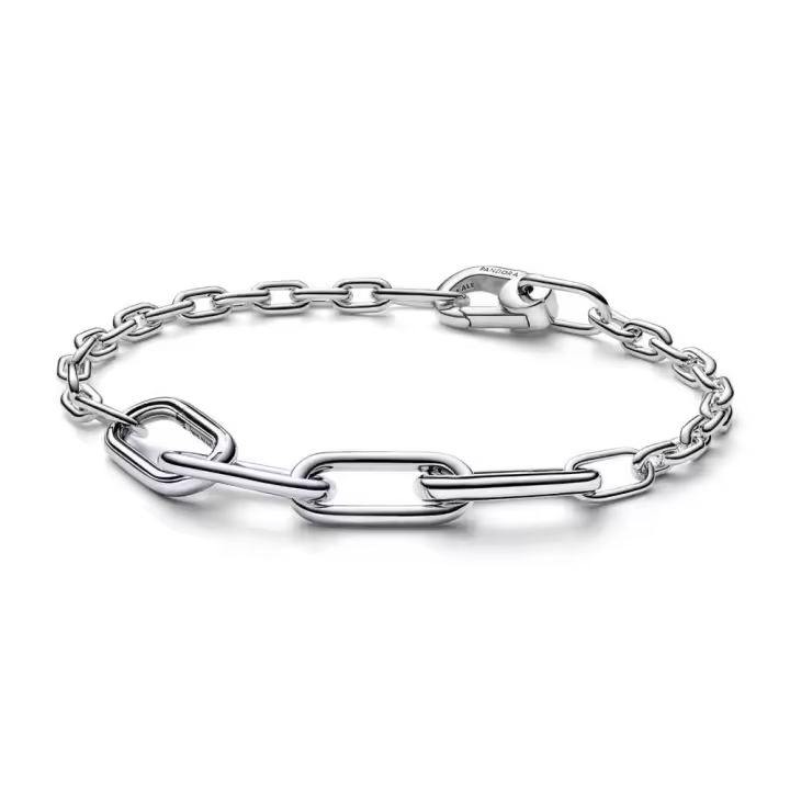 592340C00 - Pulsera Fina de Eslabones Link Pandora ME 592340C00 PANDORA Raíz Joyas de Plata Pandora Me Joyas Pandora Pulseras de plata para mujer inicio Pulseras Pandora Pulseras de Plata Mujer Pandora original - 1