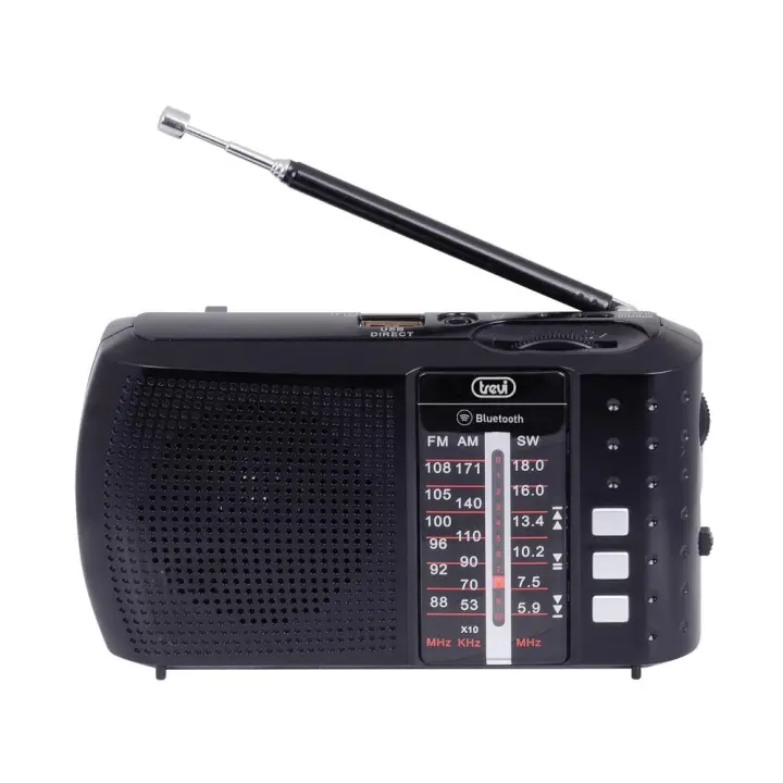 RADIO PORTÁTIL MULTIBANDA BLUETOOTH USB MICRO SD TREVI RA 7F20 BT NEGRO - 1