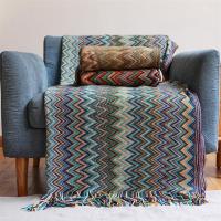 Manta De Terciopelo Bohemio Con Borlas Para Decoración De Sofa Y Cama Manta Suave Y Cálida Manta De Hogar De 127X152CM - details 0