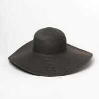 Sombrero De Sol Para Mujer Y Hombre Color Sólido De Moda Con Rhinestone 14cm Grande Paja Resistente Al Sol Plegable Para Playa Y Viajes - details 28