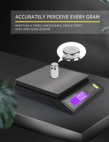 Báscula De Cocina Recargable 5kg/10kg Impermeable Con Pantalla LCD De Acero Inoxidable Herramienta De Medición Para Hornear Y Uso Doméstico - details 2