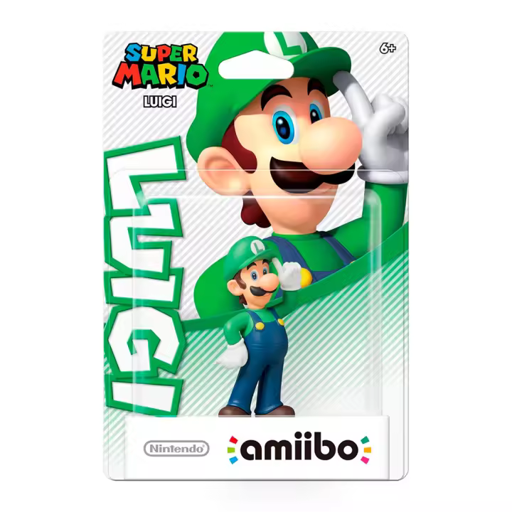 FIGURA AMIIBO COLECCION SUPER MARIO LUIGI SWITCH - Nuevo Precintado - Nintendo Figuras Amiibo - NINTENDO FIGURAS - 1