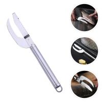 Herramienta De Limpieza De Pescado 2 En 1 Escáner De Escamas Y Planador Rápido Herramienta De Cocina Eco-amigable De Acero Inoxidable Para Pesca - details 4