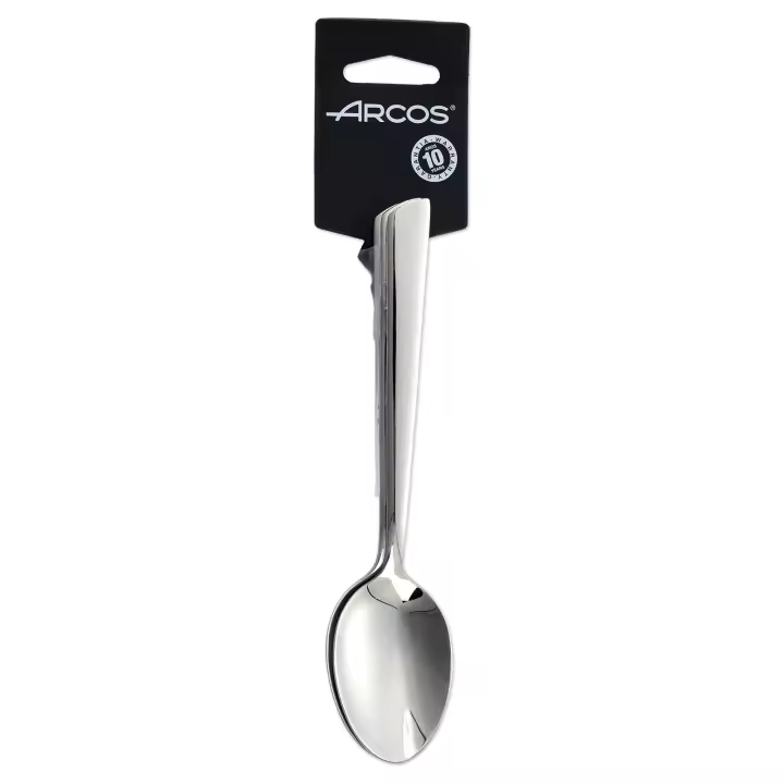 Arcos Cucharas de Mesa Acero Inoxidable 18/10 - Juego de 3 Piezas Monoblock 180 mm - Ideal para Postres y Comidas - Serie Toscana - 1