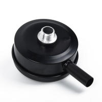 Accesorios Para Bomba De Filtro Pieza De Repuesto Para Compresor De Aire Silenciador Metálico Negro 20mm Set Práctico - details 22
