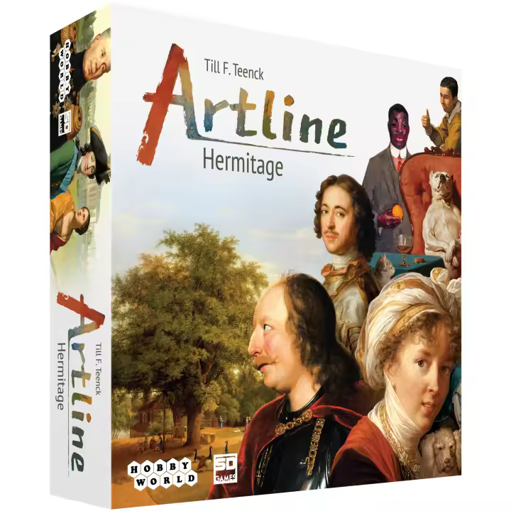 SD Games ARTLINE: HERMITAGE - Juego de Arte para Mayores 12 Años, Juego de Mesa 2 a 5 Jugadores - 1