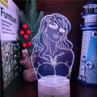 Lámpara LED De Ilusión 3D Anime Fullmetal Alchemist Cambio De Color Para Decoración De Habitación Infantil Luz Nocturna De Mesa - details 17