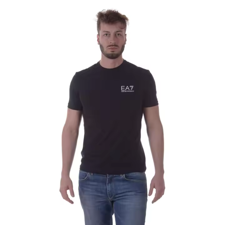 Emporio Armani EA7 Camiseta Algodón Hombre Negro 3YPT52PJ03Z 1200 - 1