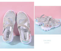 Sandalias De Playa Para Niñas Verano Antideslizantes Transpirables Talla 26-36 Con Diseño De Flores Zapatos Planos Casuales De Suela EVA - details 12