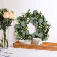 1Pcs Eucalipto Artificial Rama Verde Para Decoración De Hogar Y Bodas Guirnalda De Exterior Para Puerta Pared Y Ventana - details 7