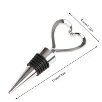 Tapa De Botella De Vino En Forma De Corazón/Bola Eco-amigable Para Bebidas Y Champagne Regalos De Boda Para Amantes Del Vino - details 0