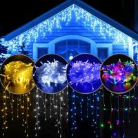 Guirnalda De Luces LED Para Exterior 4x0.6m Decoración De Navidad Para Patio Fénix De Hadas Cinta De Luces Para Bodas Y Jardines - details 19