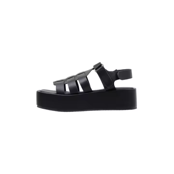 Krack Core TIMOR Sandalias Con Plataforma Mujer Negro - 1