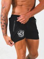 Shorts Deportivos Para Hombre Entrenamiento De Fitness Verano Correr Gimnasio Bodybuilding Pantalones De Playa Running Shorts - details 5