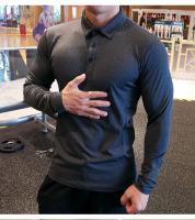 Camiseta De Compresión Para Hombre Manga Larga Ropa Deportiva Para Gimnasio Correr Fitness Senderismo Antirrash Sudadera Talla Grande - details 12