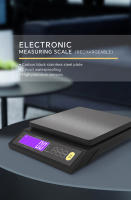 Báscula De Cocina Recargable 5kg/10kg Impermeable Con Pantalla LCD De Acero Inoxidable Herramienta De Medición Para Hornear Y Uso Doméstico - details 1