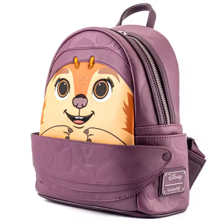 Mochila Tuk Tuk Raya y el Ultimo Dragon Disney Loungefly 26cm. Mochila ergonómica con amplio espacio. Diseño resistente y versátil para llevar tus pertenencias con estilo. - 1
