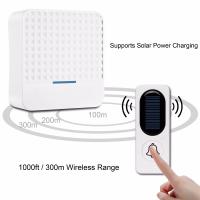 Kit De Campana De Puerta Solar Para Jardín Y Hogar Con Receptor 1000 Pies De Operación Indicador LED 52 Sonidos Campana Portátil - details 10