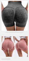 Shorts De Yoga Para Mujer CZGUKE Cintura Alta Levantamiento De Glúteos Control Abdominal Ruched Sonrisa Pantalones Cortos - details 12
