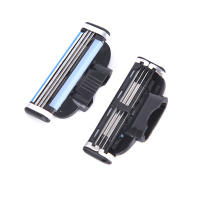 4Pcs Cartuchos De Afeitar Manual Mach 3 Hojas De Afeitar Tridimensionales Para Hombres Y Mujeres Epilador Manual - details 4