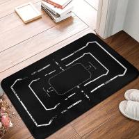 Alfombra De Entrada Absorbente Y Antideslizante Frost Trap Para Cocina Baño Sala De Estar Alfombrilla De Piso Con Diseño Geométrico Para Adultos - details 2