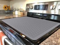 Mantel De Silicona Grande Para Estufa Multifuncional Con Drenaje Cubierta Protectora Para Inducción Resistente Al Calor - details 15