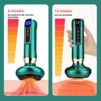 Masajeador Eléctrico De Taza De Succión Para El Cuerpo Con 6/12 Velocidades GuaSha Anti Celulitis Calor Infrarrojo Para Belleza Y Salud - details 1