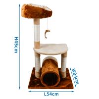 LILI HOME Rascador para Gatitos - Desde Pequeño hasta Grande disponibles en una variedad de modelos y tamaños. Diseñados para satisfacer las necesidades naturales de rascado y juego de los gatos, estos rascadores son tanto funcionales como divertidos. - details 13
