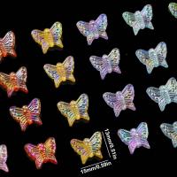 100pcs Bolas De Acrílico Transparentes En Forma De Rosa Y Mariposa Con Color AB Para La Creación De Joyería Accesorios DIY - details 4