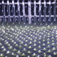 Luz De Red De Malla LED EU Enchufe 220V Guirnalda Para Calle Decoraciones De Navidad Al Aire Libre Boda Fiesta Jardín Bush - details 7