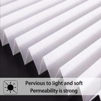 Persianas temporales inalámstricas totalmente opacas, cortinas de Tela plisadas, fáciles de Cortar e instalar con 4 clips - details 2