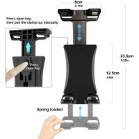 Soporte Portátil Para Tableta 2 En 1 Con Rotación De 360° Clip Ajustable Soporte De Montaje Para iPad pro 12.9 Mini Xiaomi Huawei - details 4