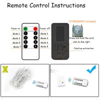 Luces De Encaje LED Con Control Remoto Para Decoración De Hogar Patio Fiesta Boda Exterior Color Blanco Cálido Y Blanco - details 2